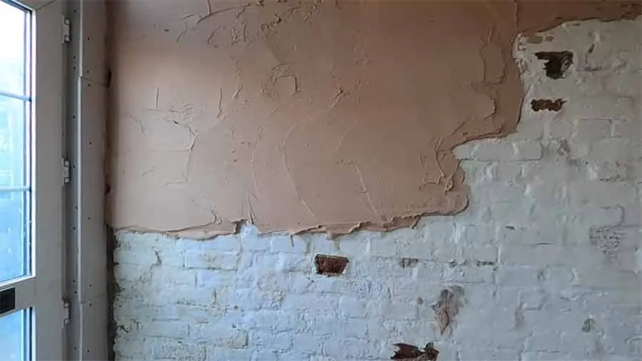 Brick Wall Plastering