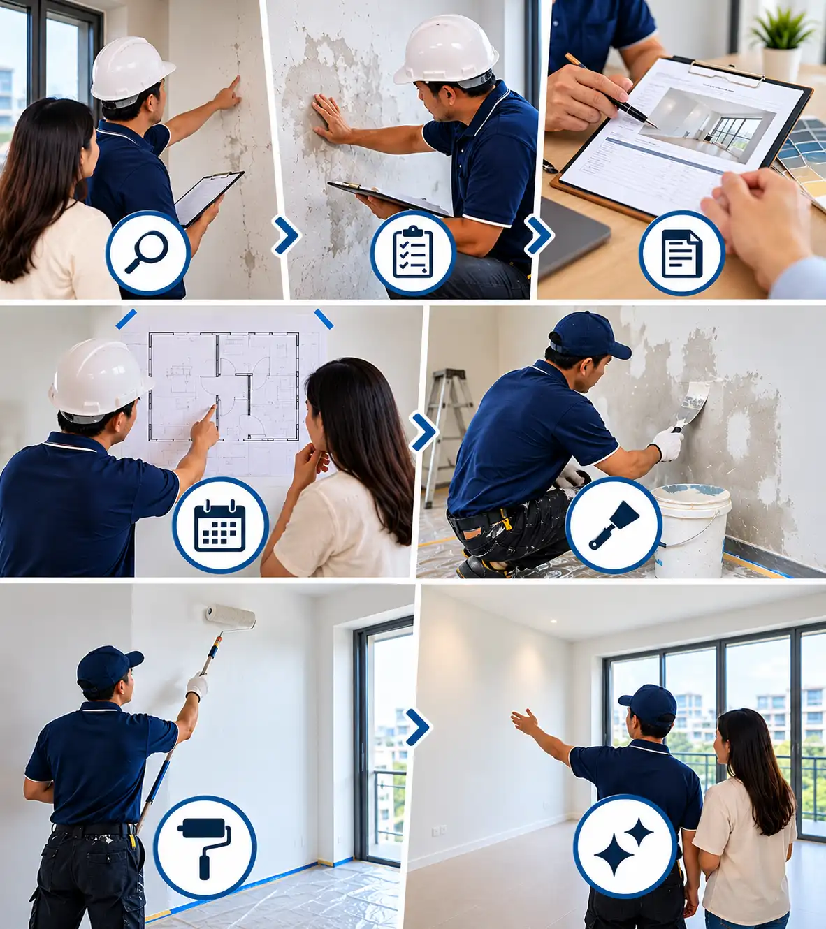 How Our Painting Process Works - Aldi Construction Pte LTD